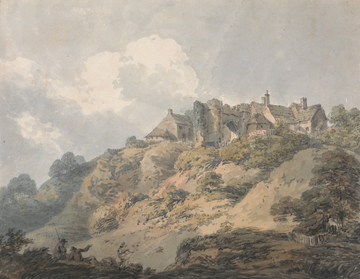Udsigt over Winchelsea, Sussex af Thomas Girtin