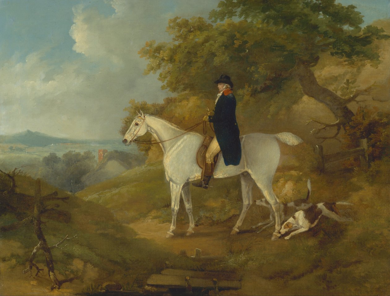 George Morland på sin jæger af Thomas Hand