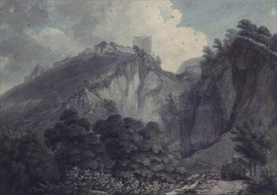 Peak Hole, Castleton, Derbyshire af Thomas Hearne