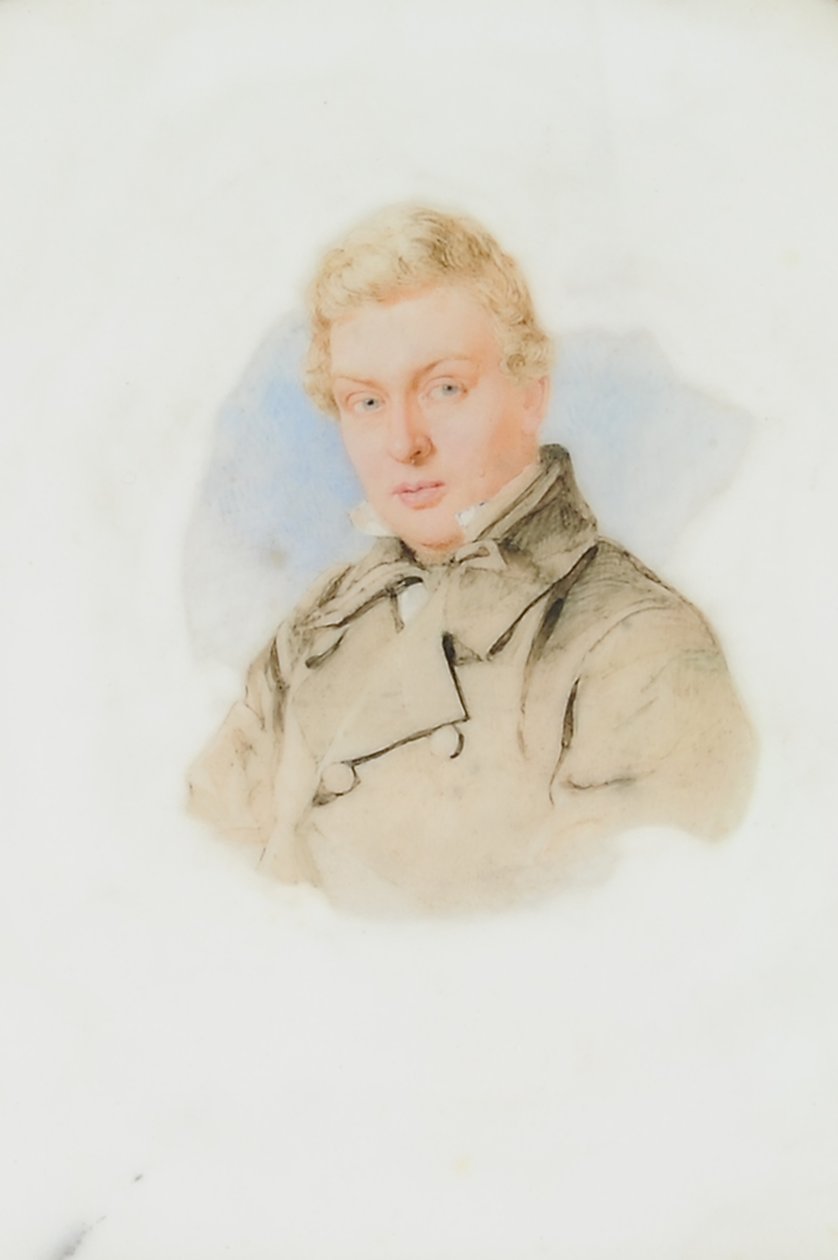 Portræt af William James Blacklock, ca. 1840 (wc på papir) af Thomas Heathfield Carrick