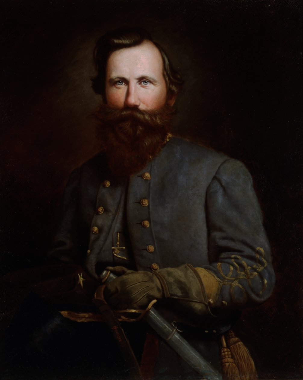 Portræt af James Ewell Brown Stuart, 1869 af Thomas Hovenden