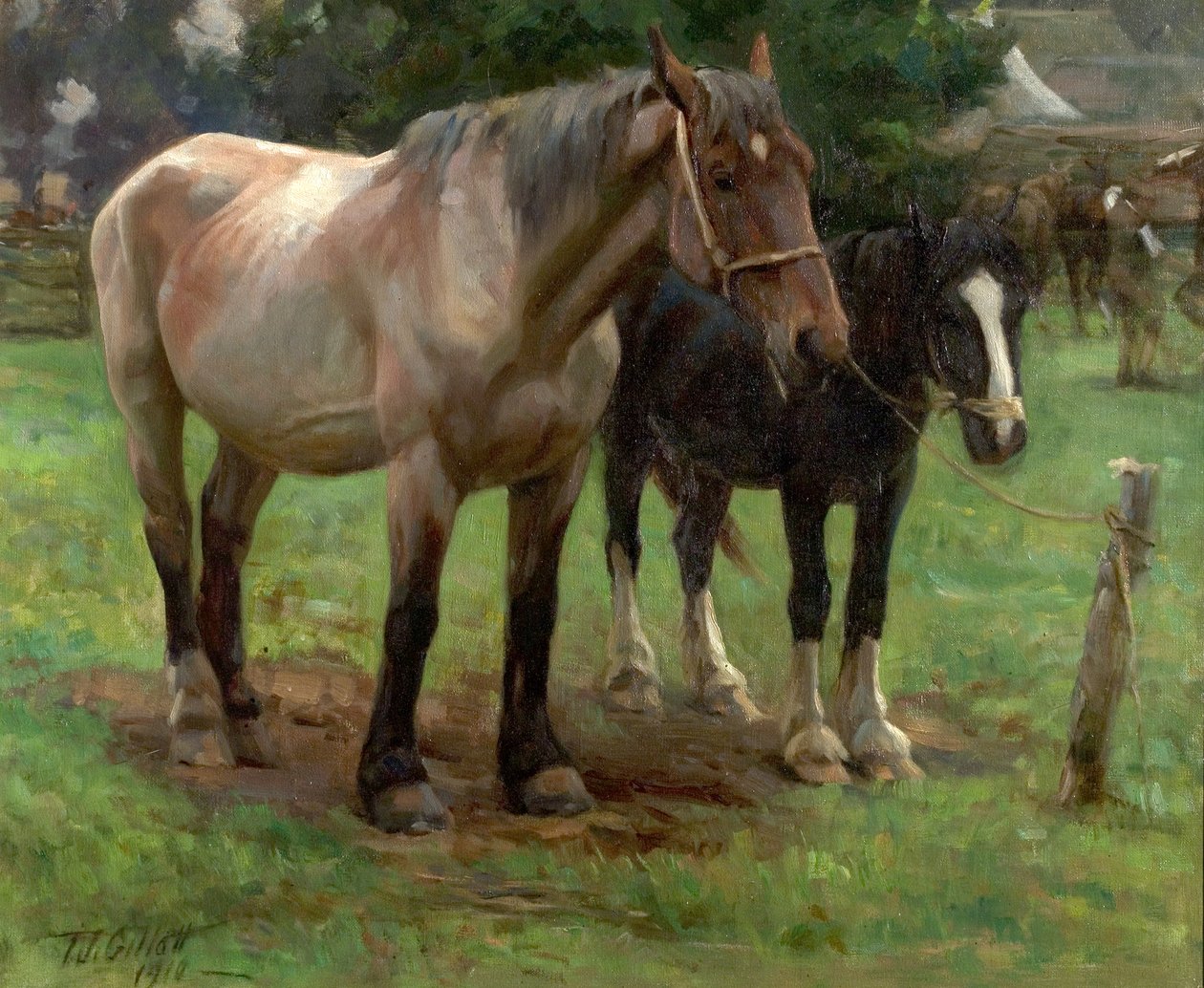 A Country Fair, 1910 af Thomas J. Gillott