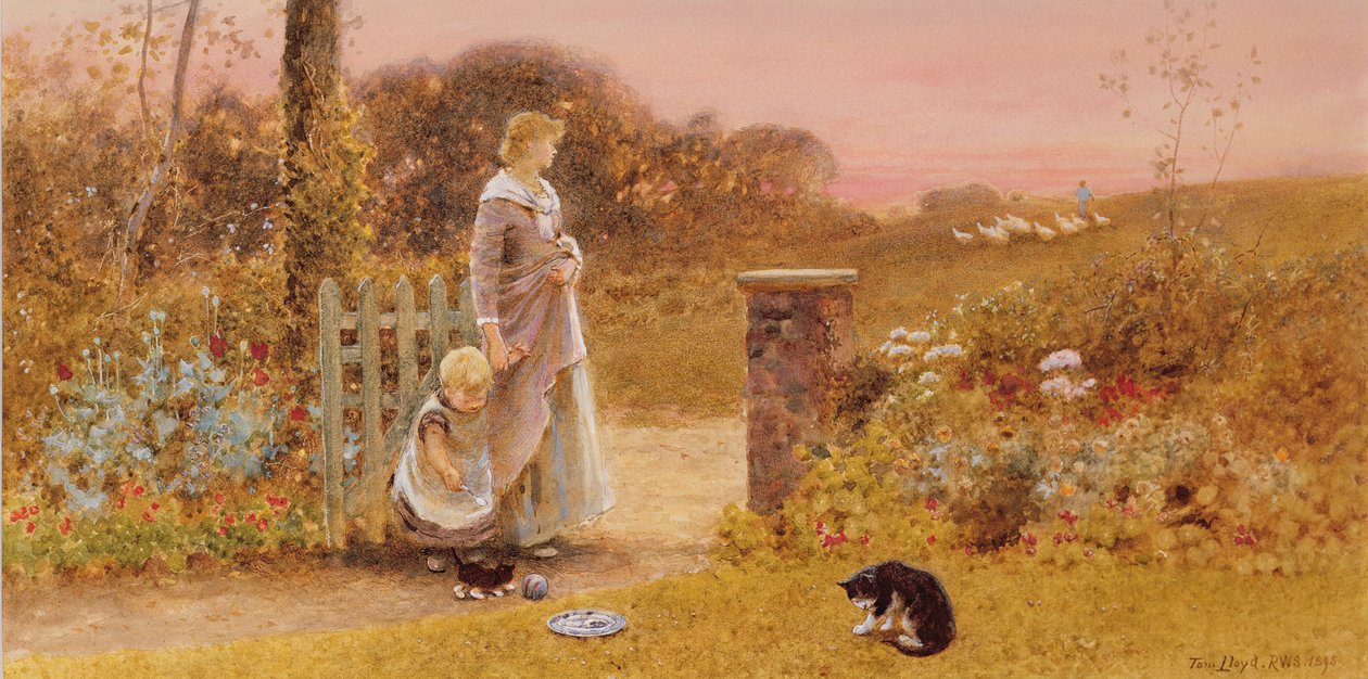 Aften, 1895 af Thomas James Lloyd