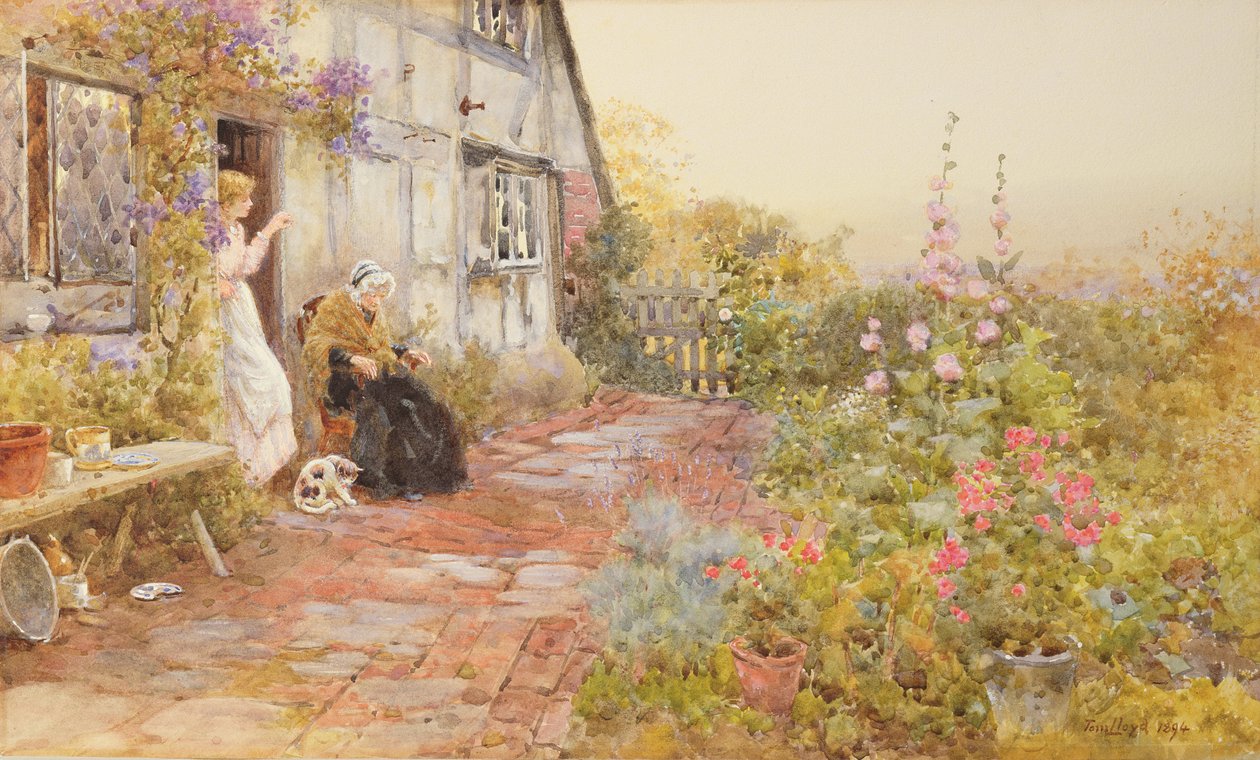 Bedstemor, 1894 af Thomas James Lloyd