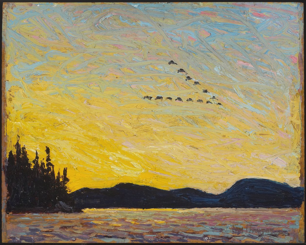 Round Lake, Mud Bay, 1915 af Tom Thomson