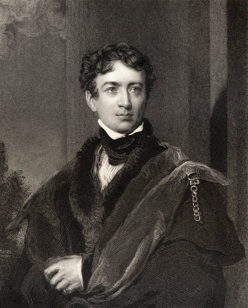 John George Lambton, 1. jarl af Durham, graveret af John Cochran (fl.1821-65), fra 