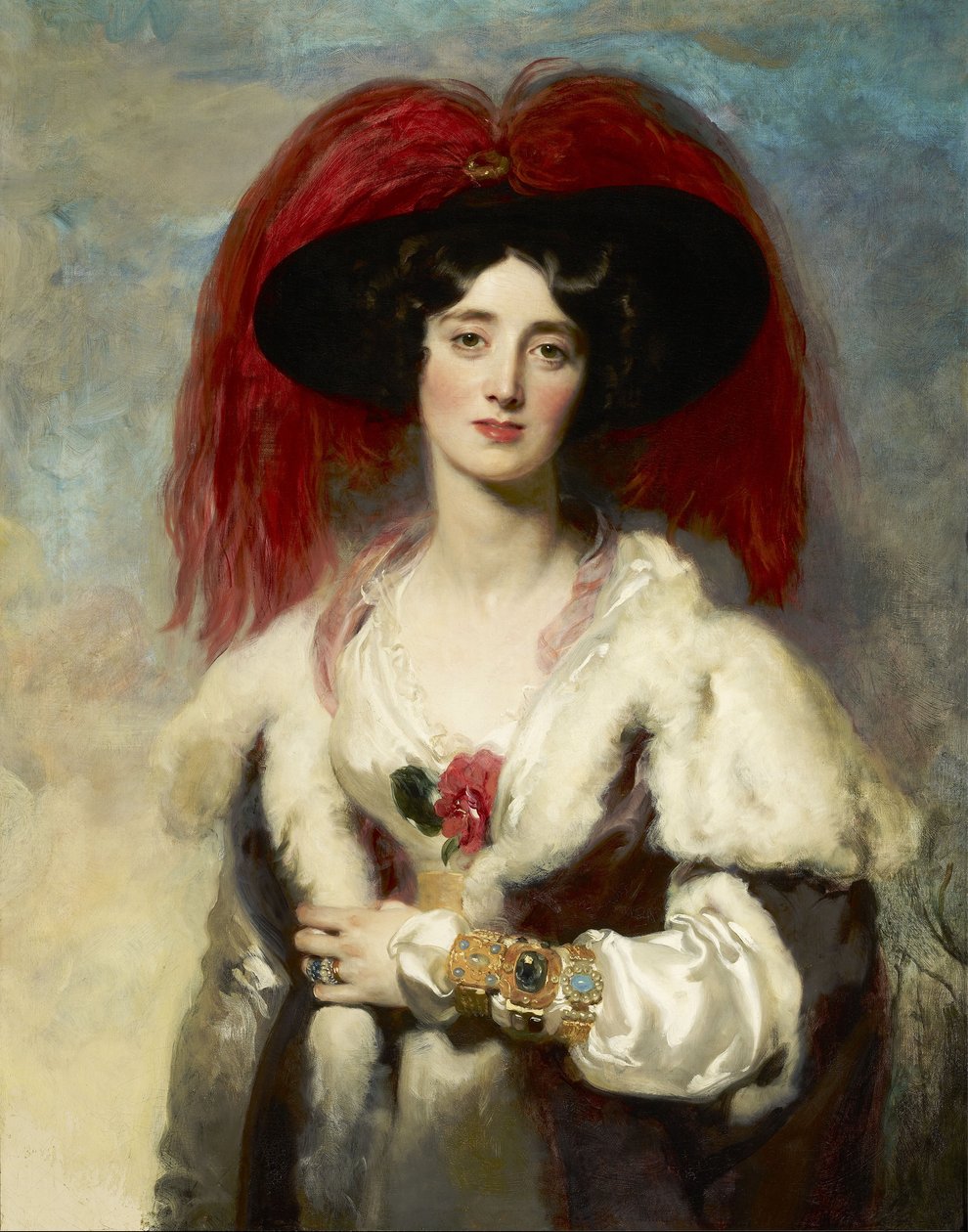 Julia, Lady Peel af Thomas Lawrence