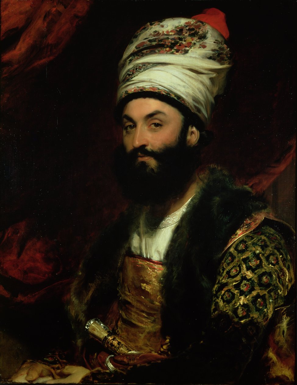 Portræt af Mirza Abul Hassan Khan, 1810 af Thomas Lawrence