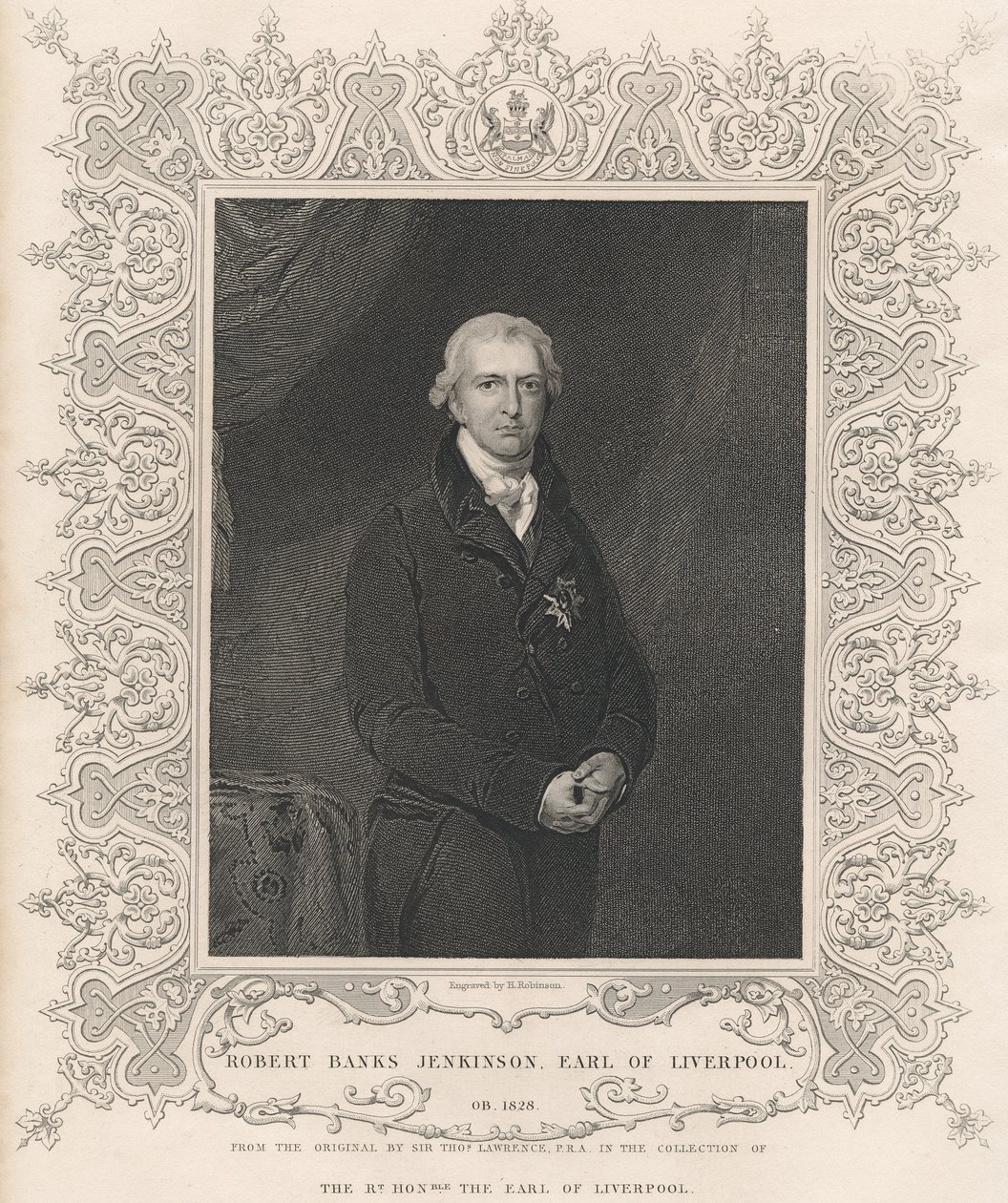Robert Banks Jenkinson, 2. jarl af Liverpool af Thomas Lawrence