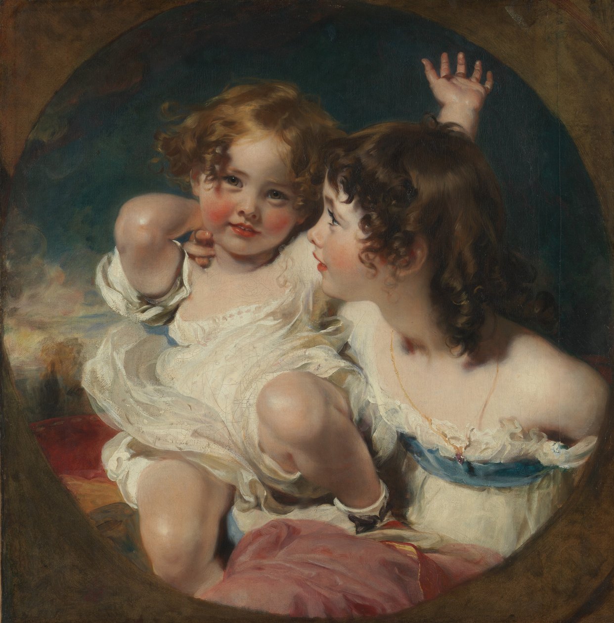 The Calmady Children (Emily, 1818-1906, og Laura Anne, 1820-94), 1823 af Thomas Lawrence