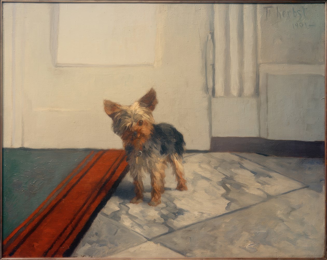 Lille hund på gangen af Thomas Ludwig Herbst