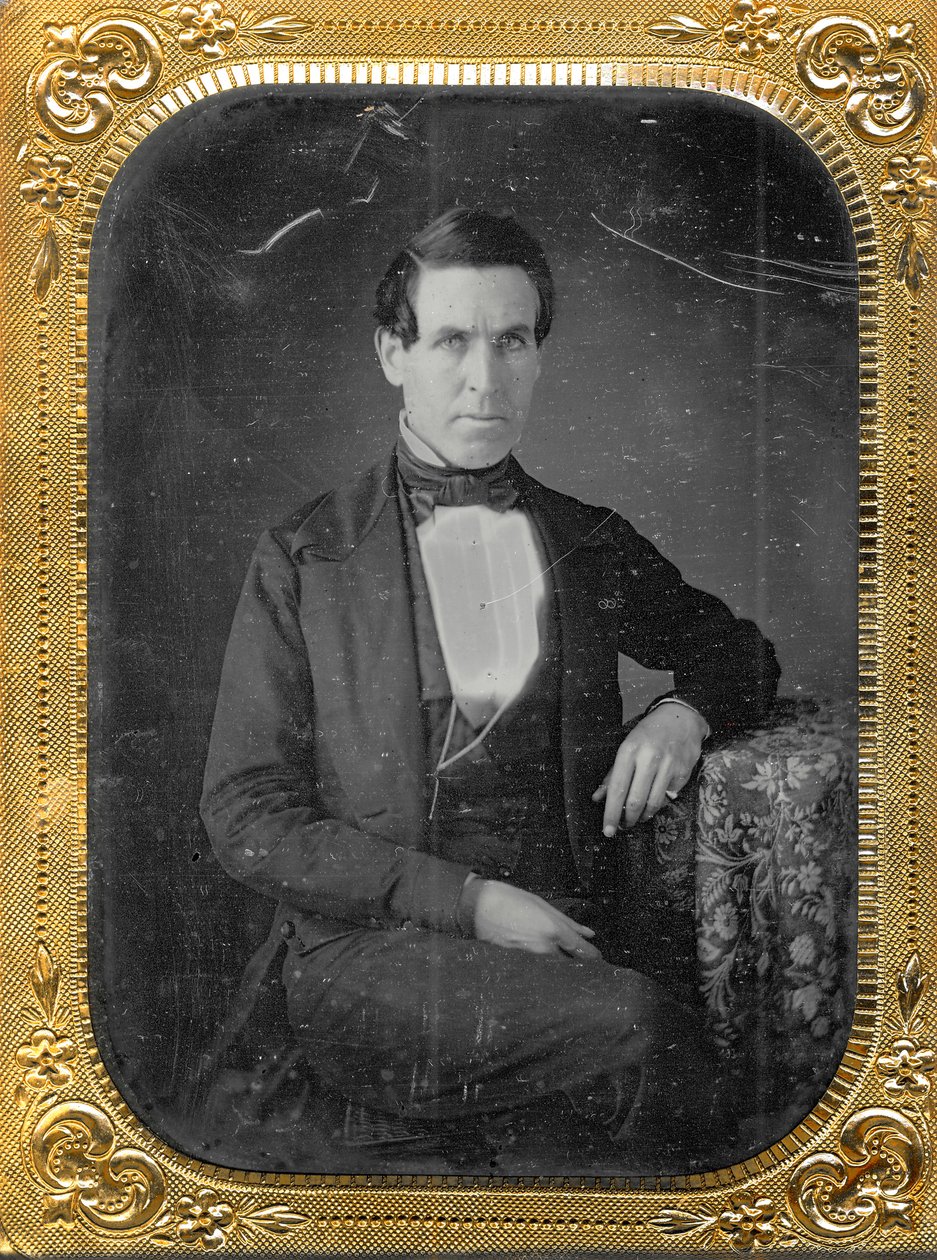 Portræt af William Adriance, en købmand på 60 Market Street i St. Louis af Thomas M. Easterly