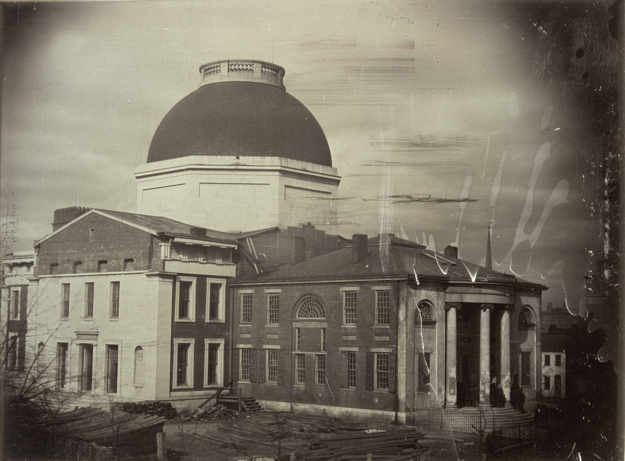 St. Louis Courthouse. Ufærdig portion og Old Courthouse af Thomas M. Easterly