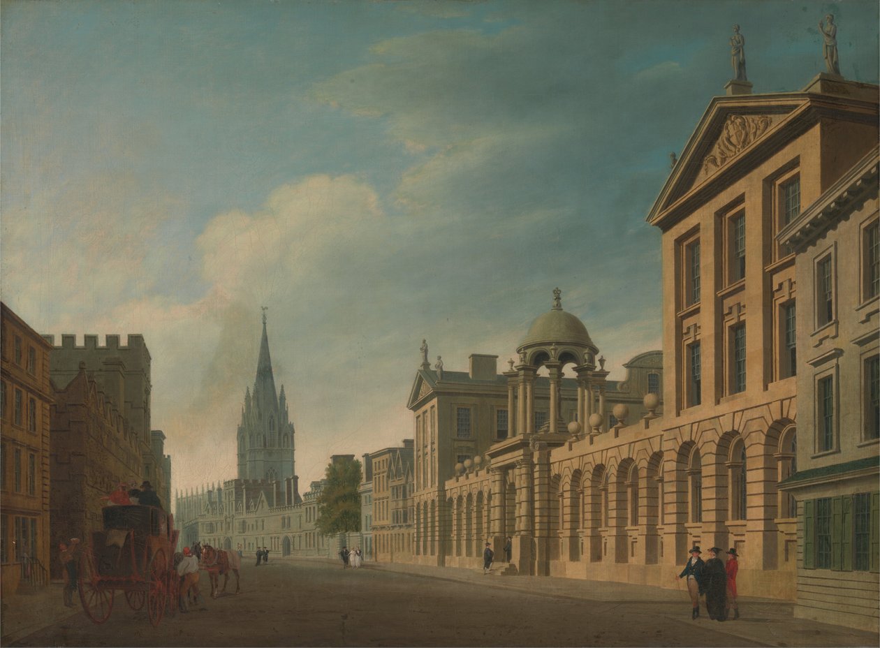 High Street, Oxford af Thomas Malton Jnr.
