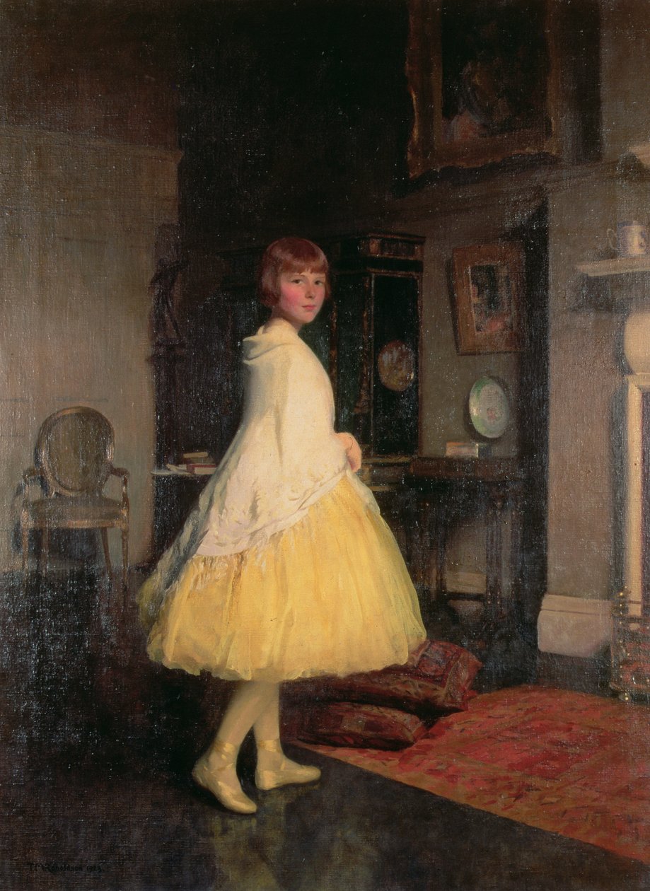 Lesley i studiet, 1923 af Thomas Martine Ronaldson