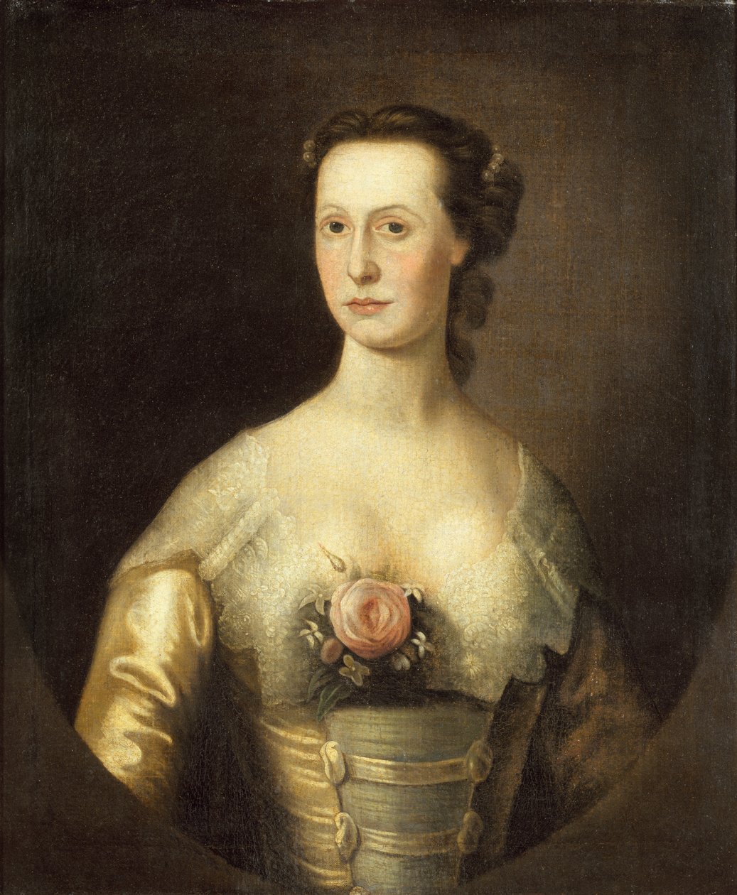 Mrs Philip John Schuyler (olie på linned) af Thomas McIlworth