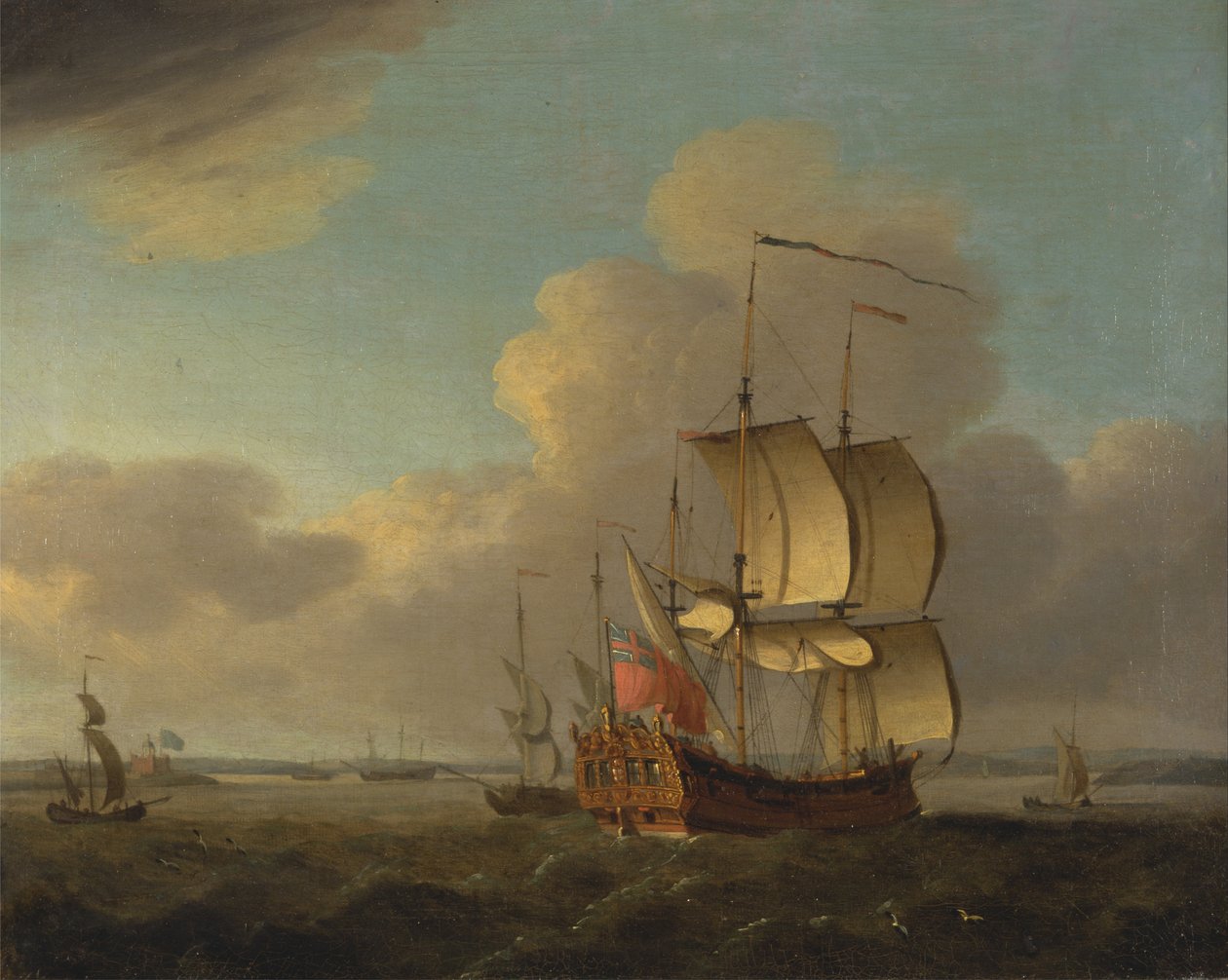 Forsendelse i Themsens flodmunding af Thomas Mellish