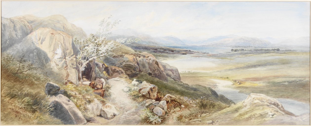 Banks of Locheal, Argyleshire (akvarel på papir) af Thomas Miles II Richardson