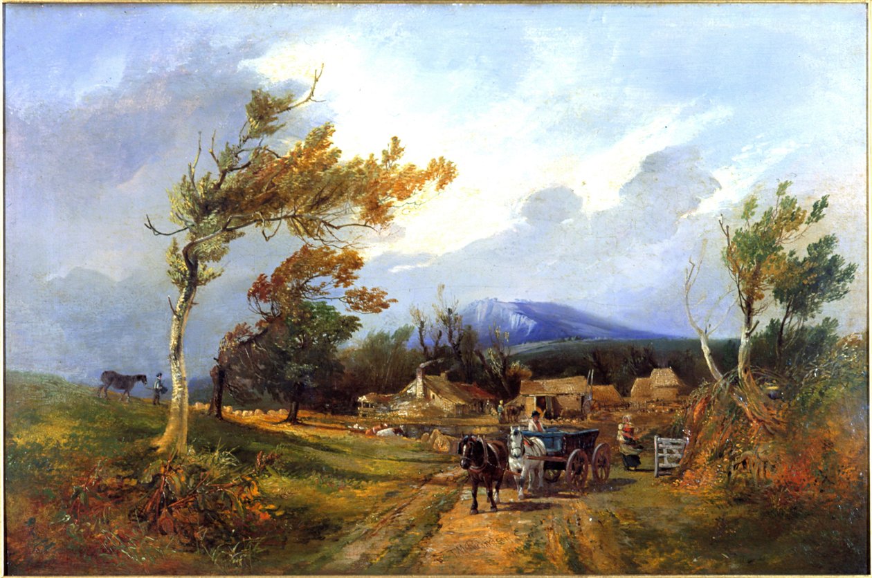 Teesdale (olie på panel (træ)) af Thomas Miles Richardson