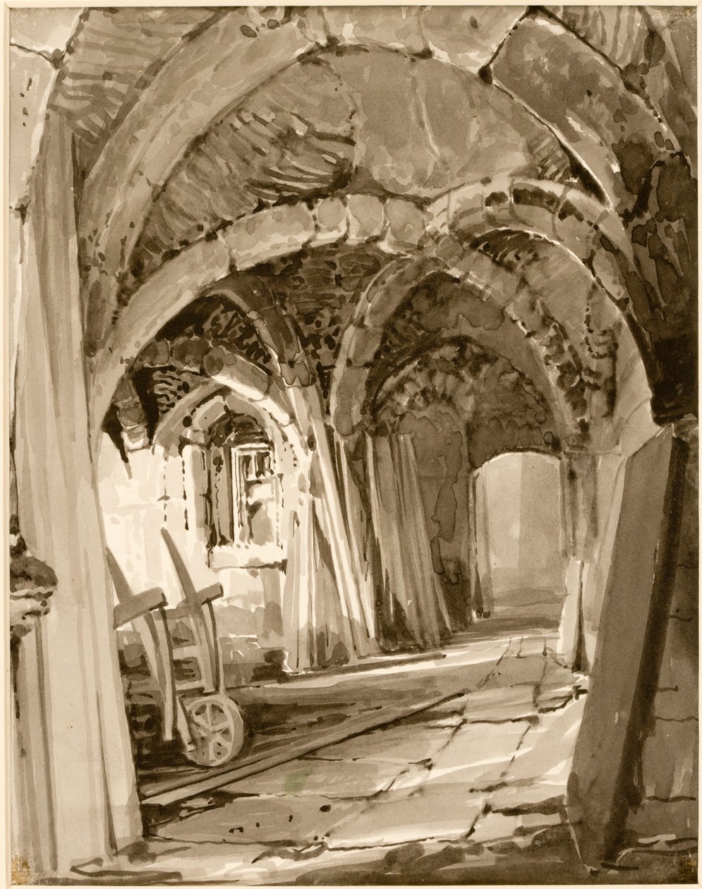 Hvælvinger under kapellet St. Thomas A