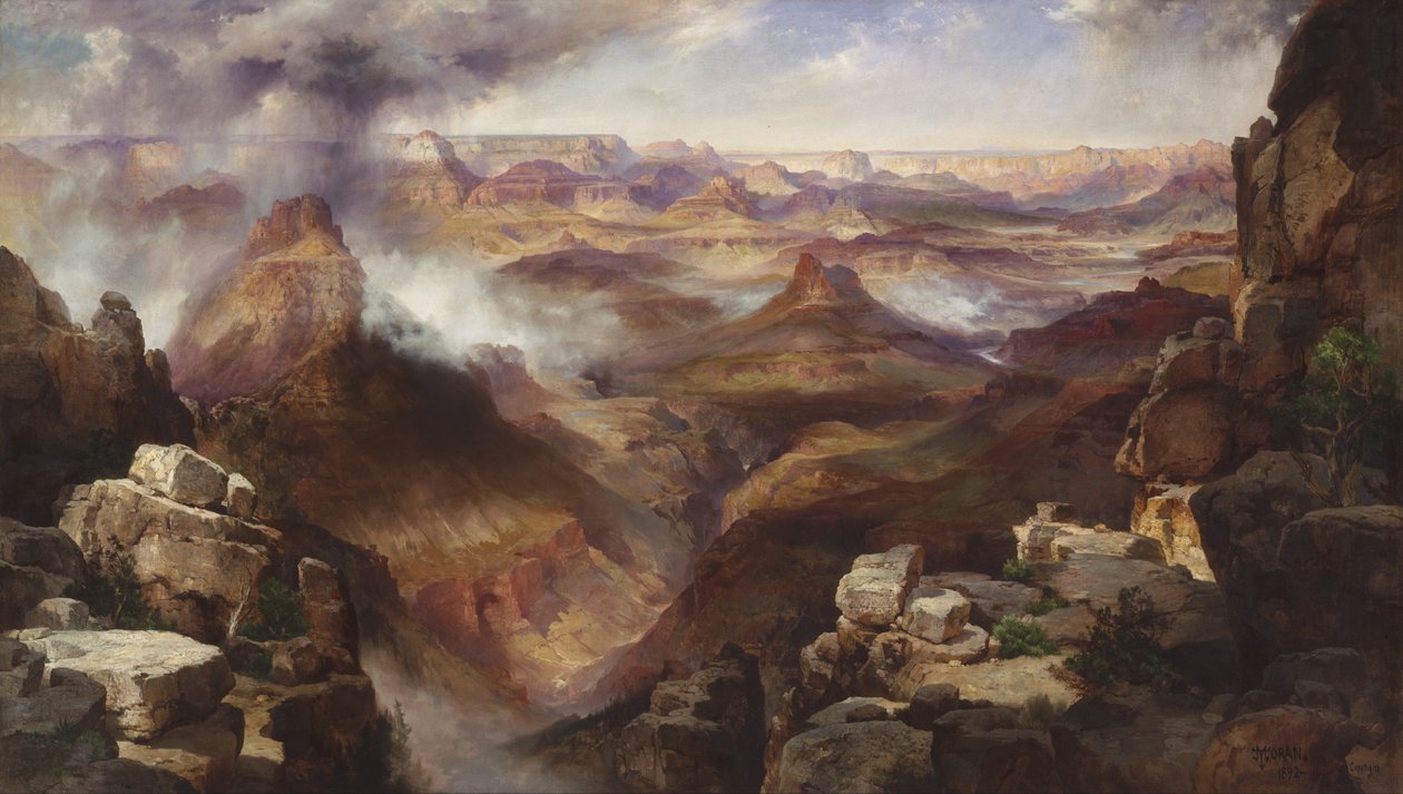 Colorado Canyon ved Grand Canyon af Thomas Moran