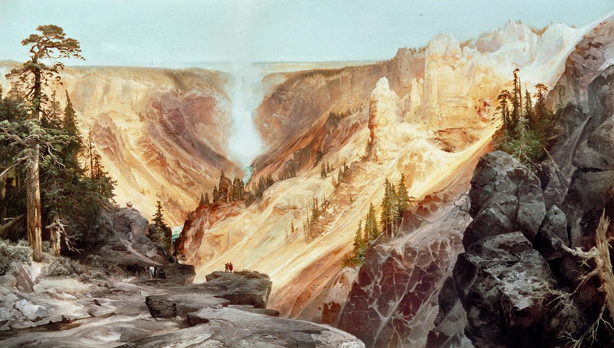 Yellowstones Grand Canyon, 1872 af Thomas Moran