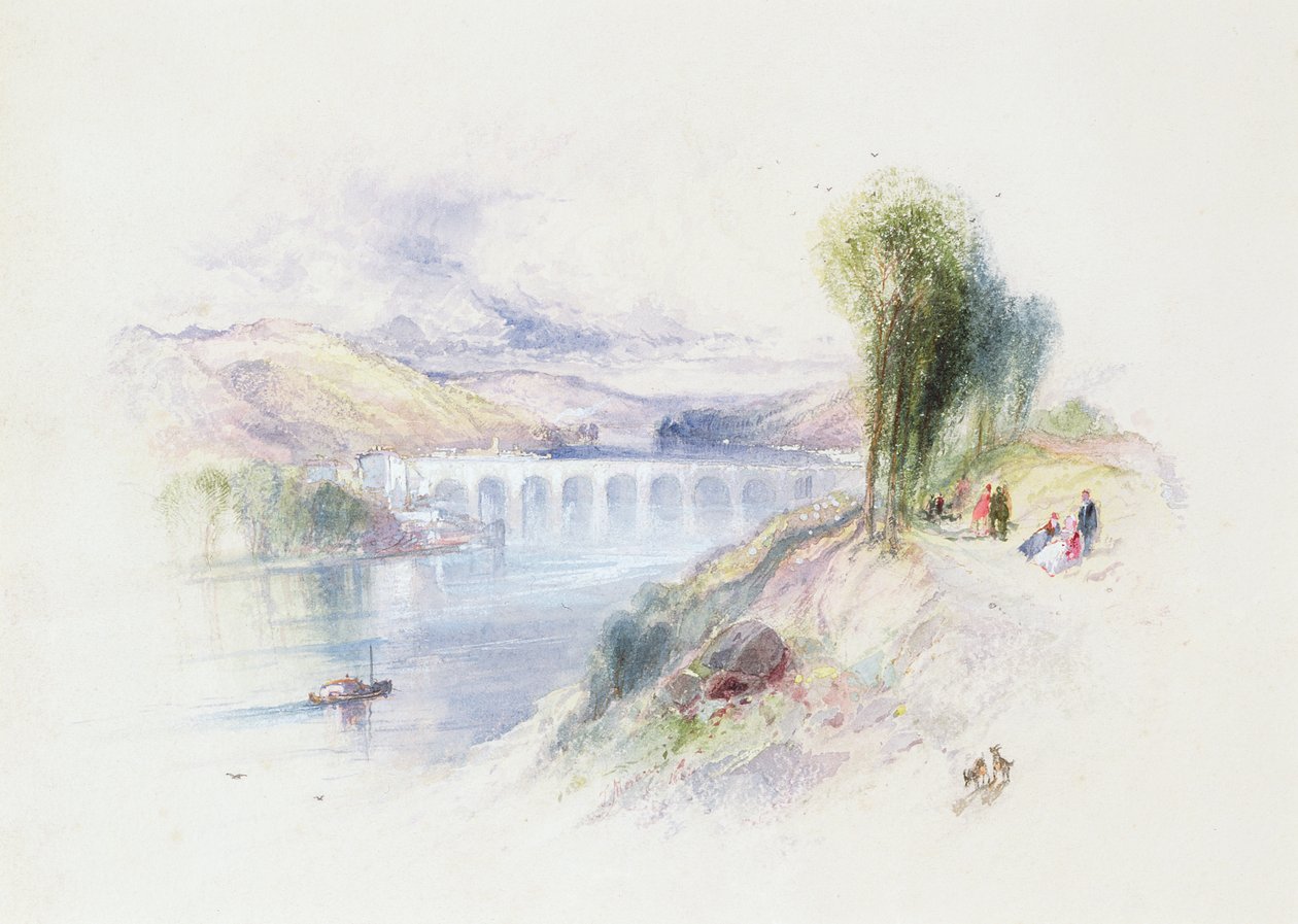 Floden Schuylkill af Thomas Moran