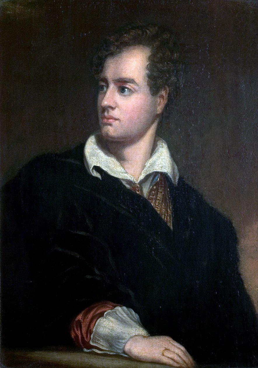 6. Lord Byron, ca. 1813 af Thomas Phillips
