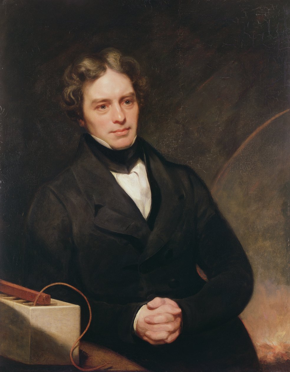 Portræt af Michael Faraday (1791-1867) 1841-42 af Thomas Phillips