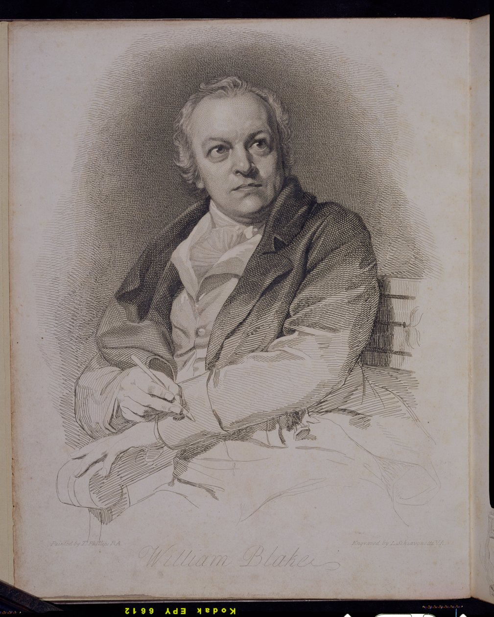 William Blake (1757-1827) graveret af Luigi Schiavonetti (1765-1810) af Thomas Phillips
