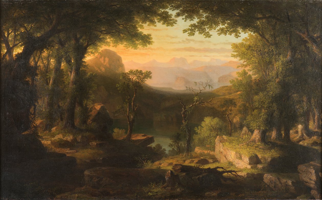 Twilight in the Wilderness, 1840-70 af Thomas Pritchard Rossiter