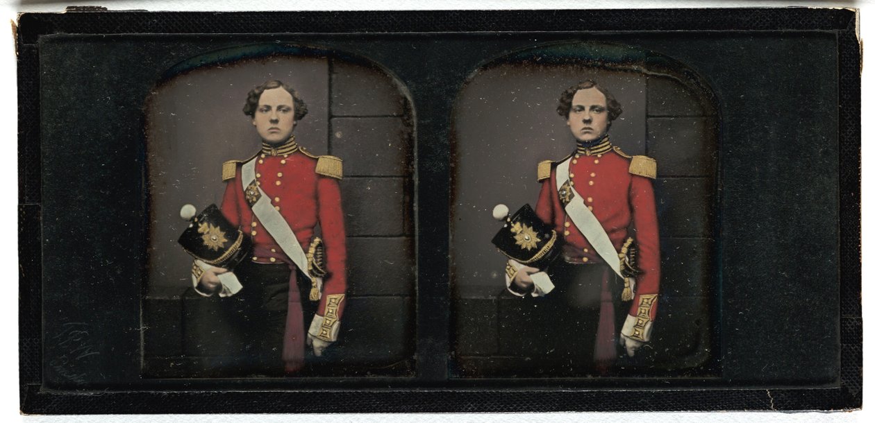 Britisk hærofficer, 1855 (daguerreotypi) af Thomas Richard Williams