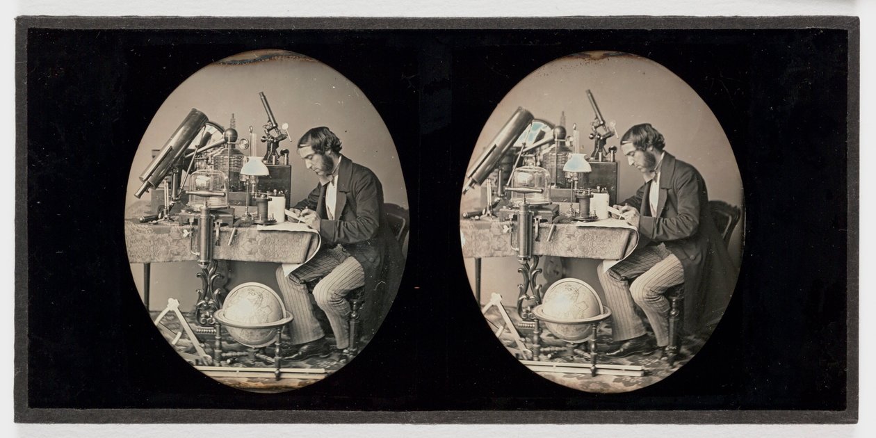 Portræt af en videnskabsmand (daguerreotypi) af Thomas Richard Williams