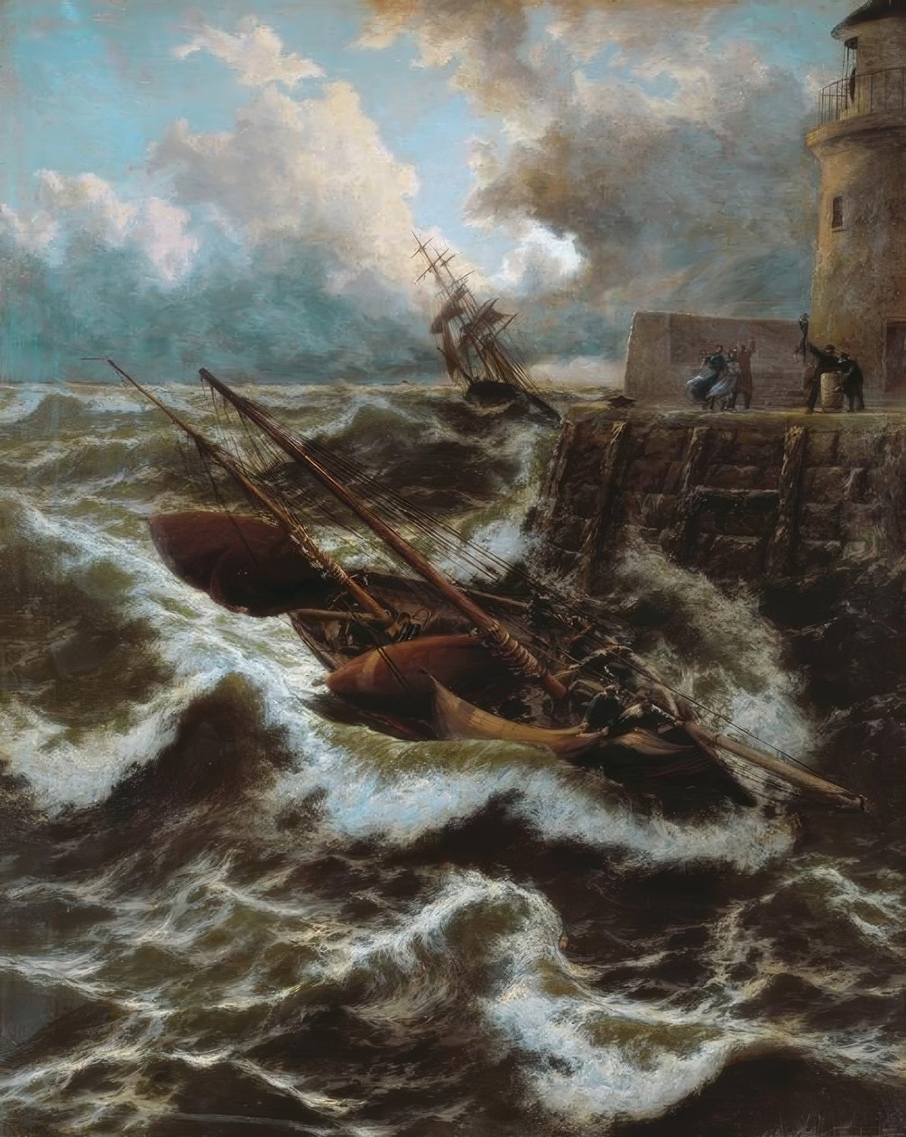 Efter en stormfuld nat af Thomas Rose Miles