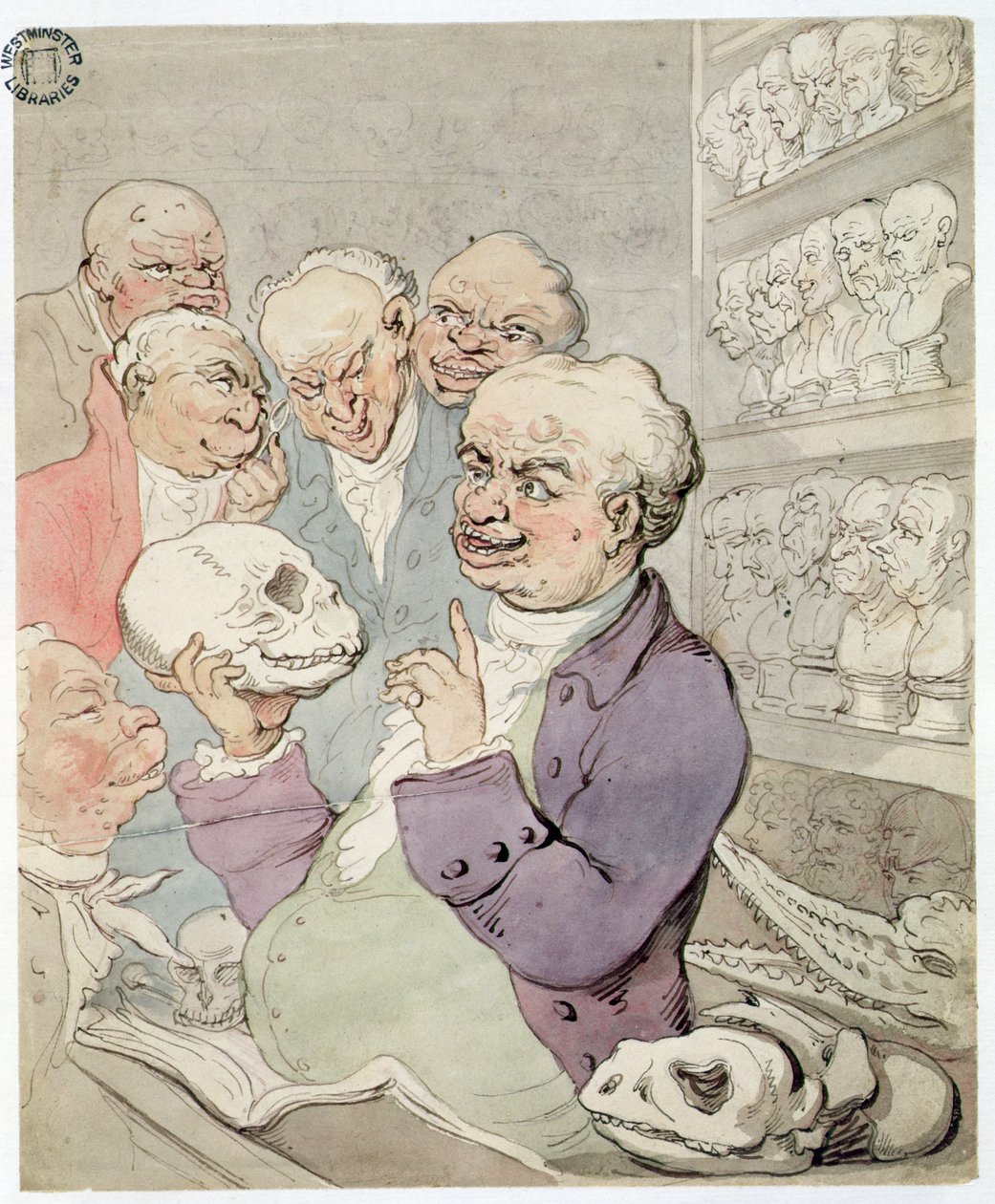 Et Piccadilly-foredrag i 1803 af Thomas Rowlandson