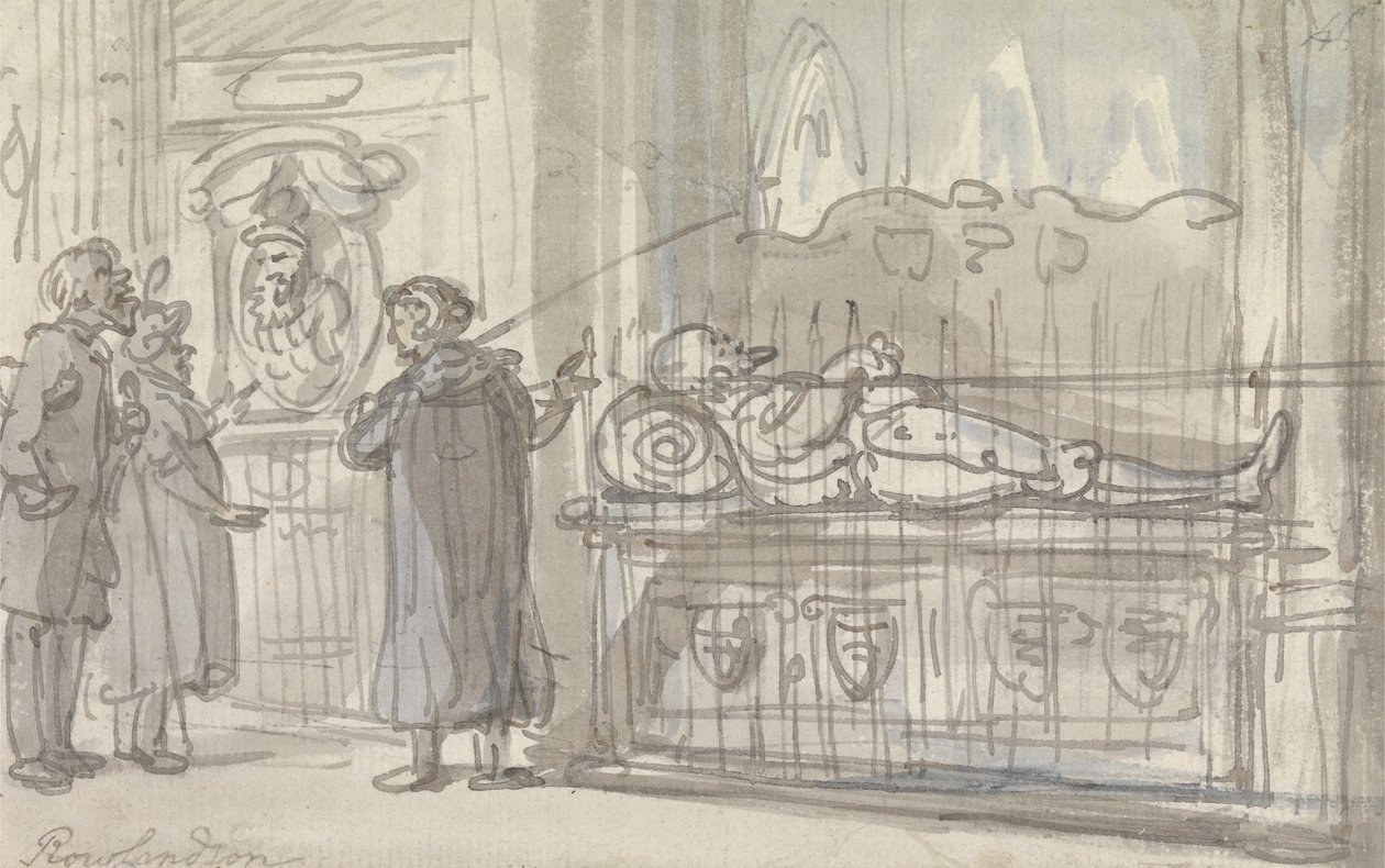 En tur i en katedral af Thomas Rowlandson