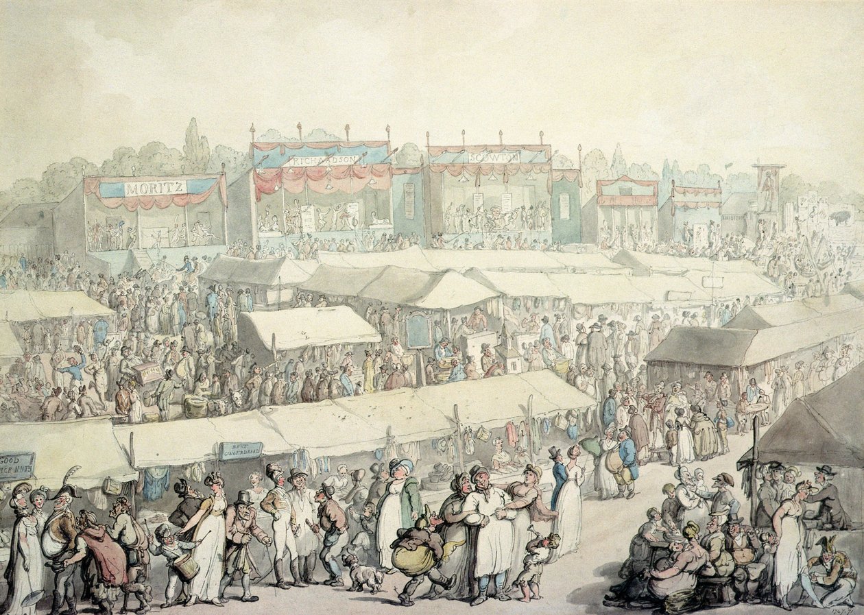 Brook Green Fair af Thomas Rowlandson