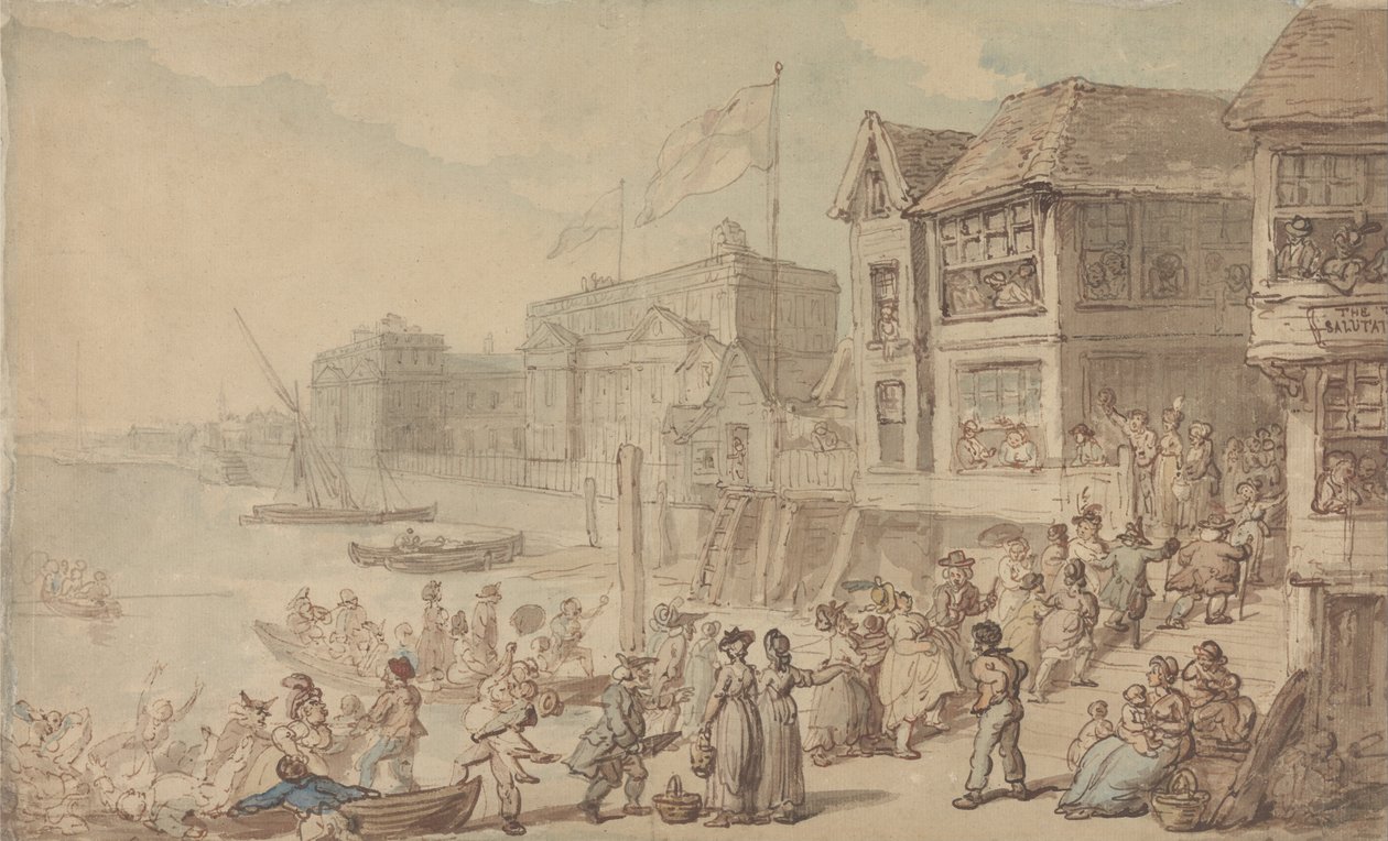 Greenwich af Thomas Rowlandson