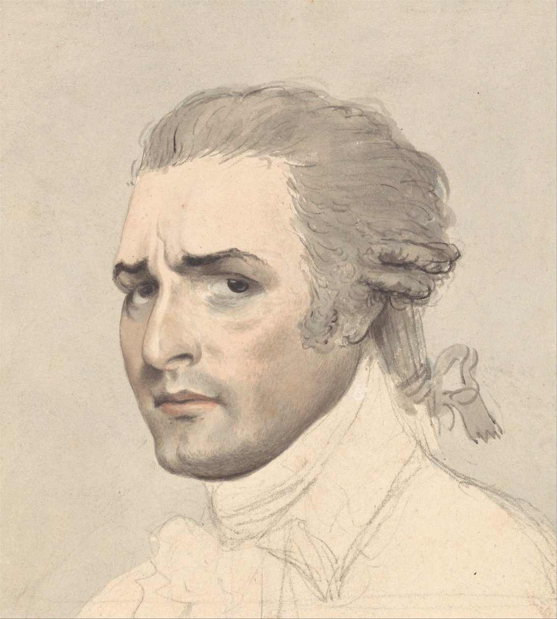 Portrætstudie af John Philip Kemble af Thomas Rowlandson