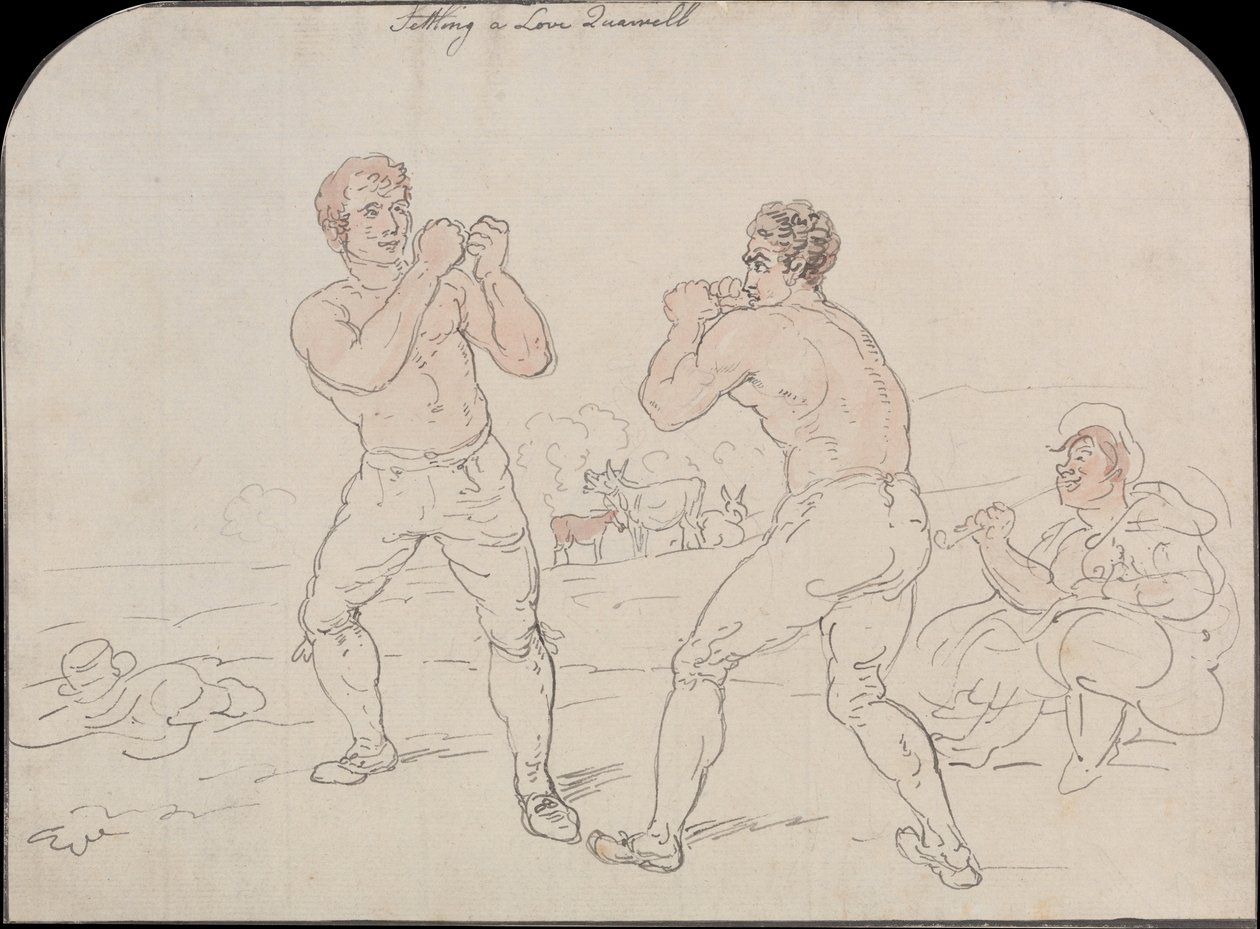 Afgørelse af et kærlighedsskænderi af Thomas Rowlandson