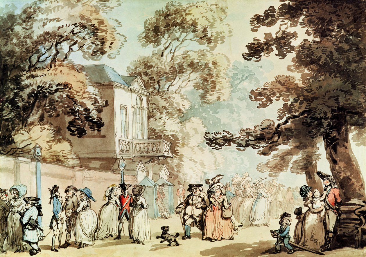 Spring Gardens, Ranelagh af Thomas Rowlandson