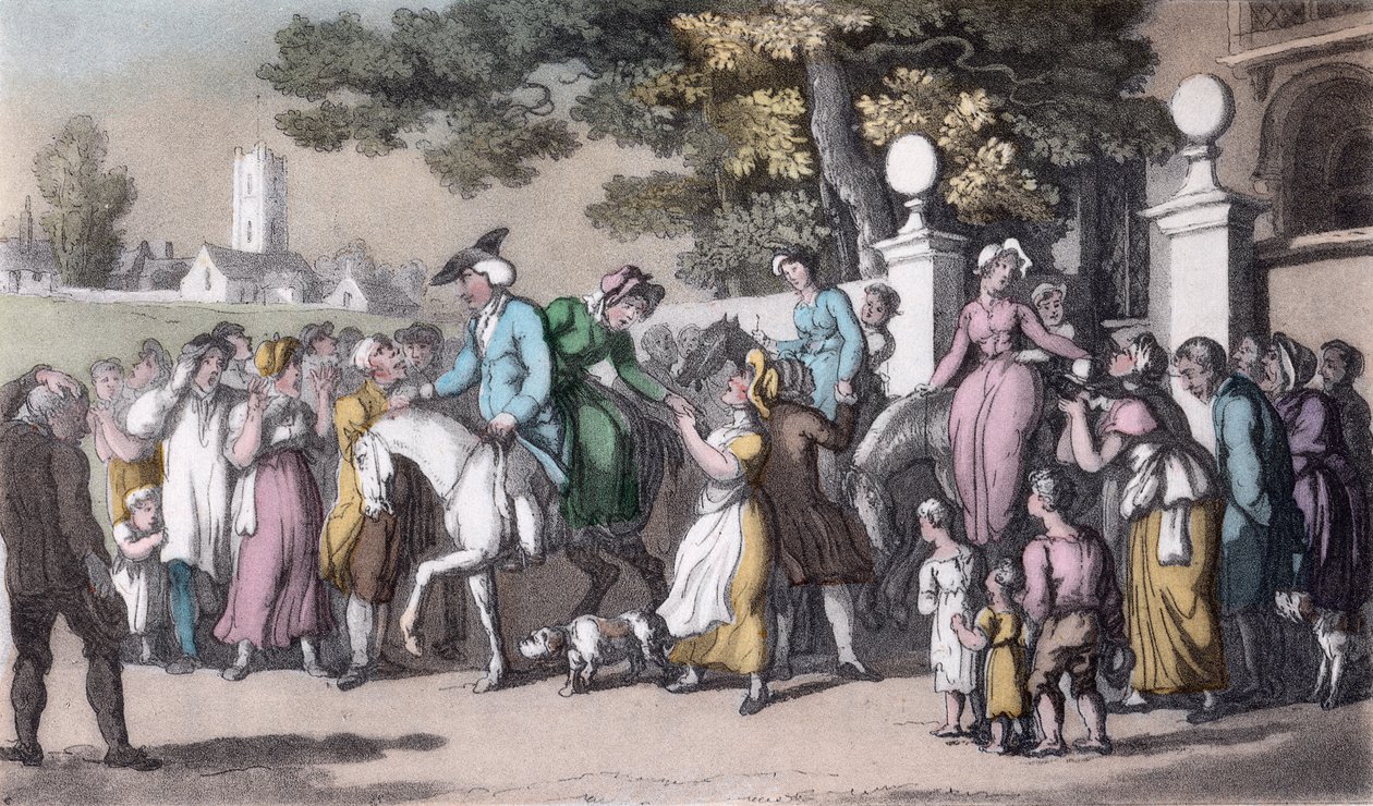 The Departure from Wakefield, illustration fra 