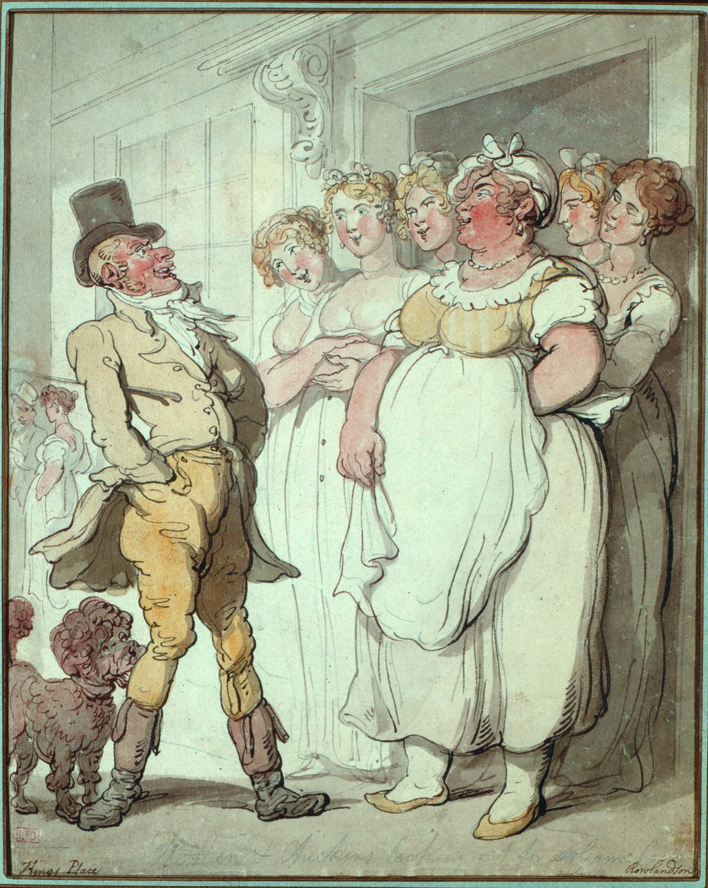 Kongens Plads af Thomas Rowlandson