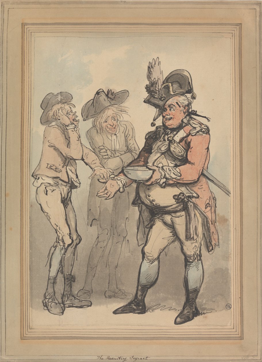 Rekrutteringssergenten af Thomas Rowlandson