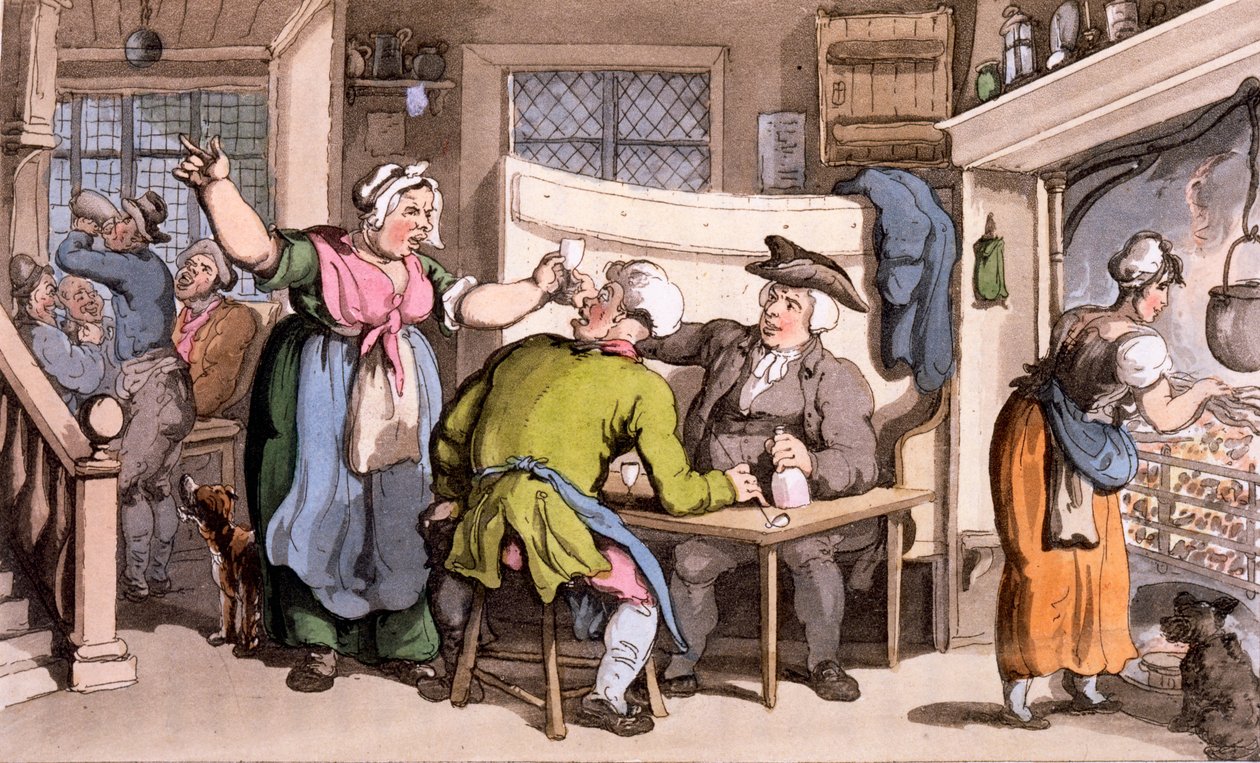 Skælderen med nyt om Olivia af Thomas Rowlandson