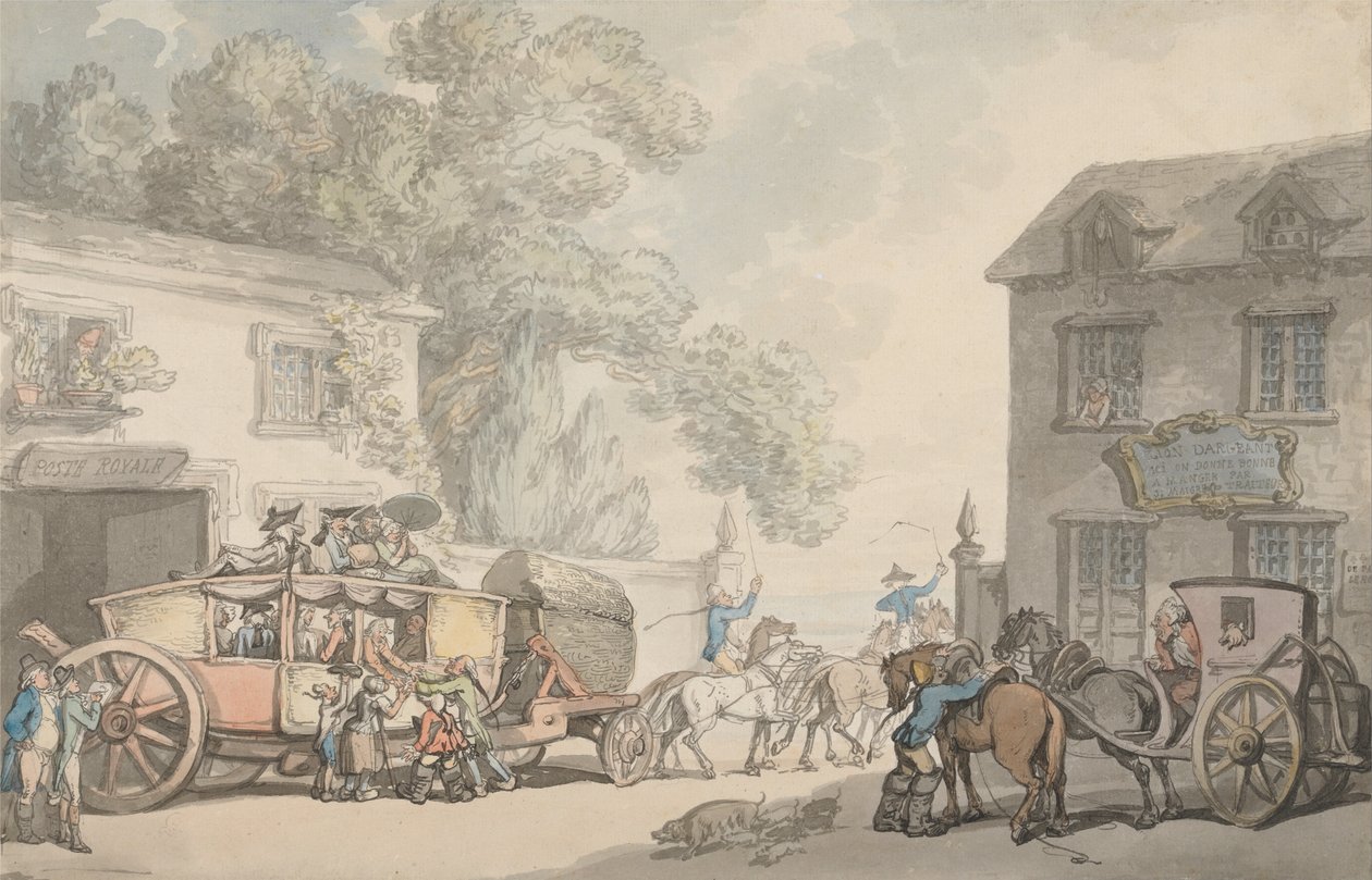 Rejser i Frankrig af Thomas Rowlandson