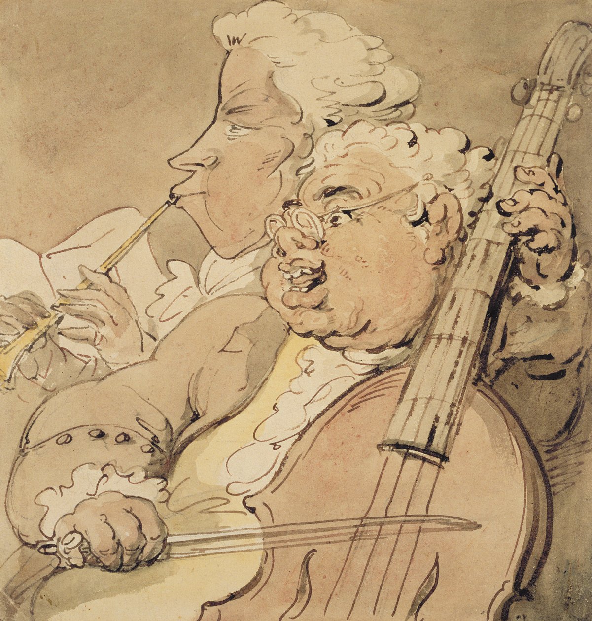 To musikere, c.1774 af Thomas Rowlandson