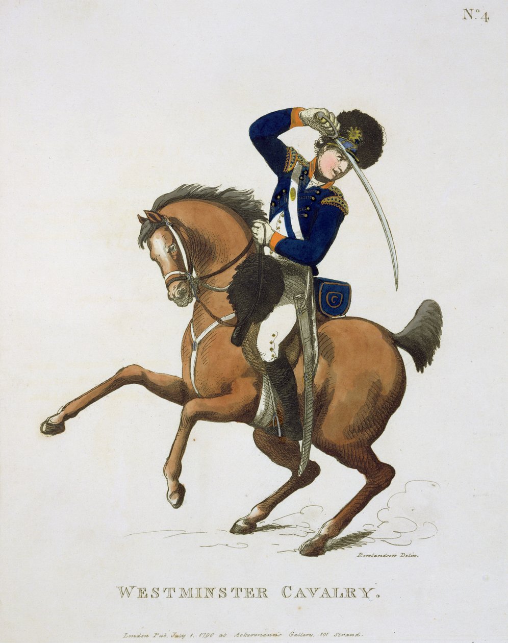 Westminster Cavalry Volunteer, plade 4 fra 