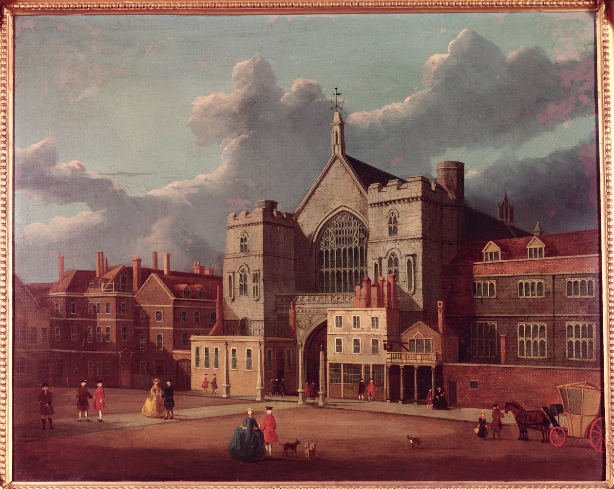 Westminster Hall og New Palace Yard af Thomas Sandby