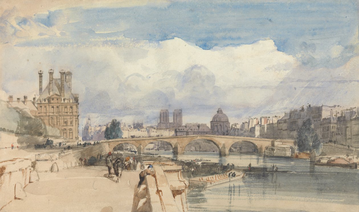 Pont Royal, Paris af Thomas Shotter Boys